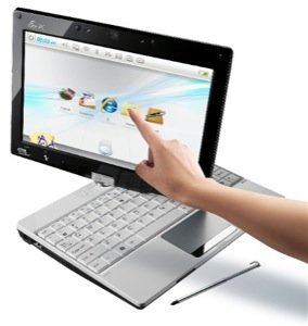 Eee PC T91, el primer netbook con pantalla táctil giratoria